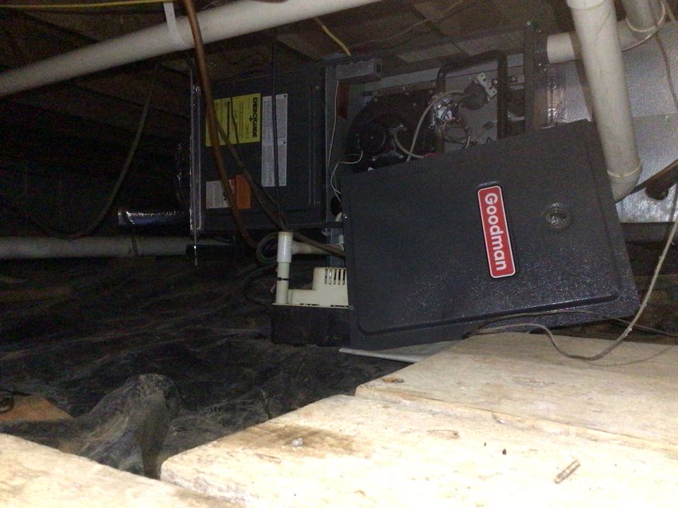 Goodman duel fuel system no heat