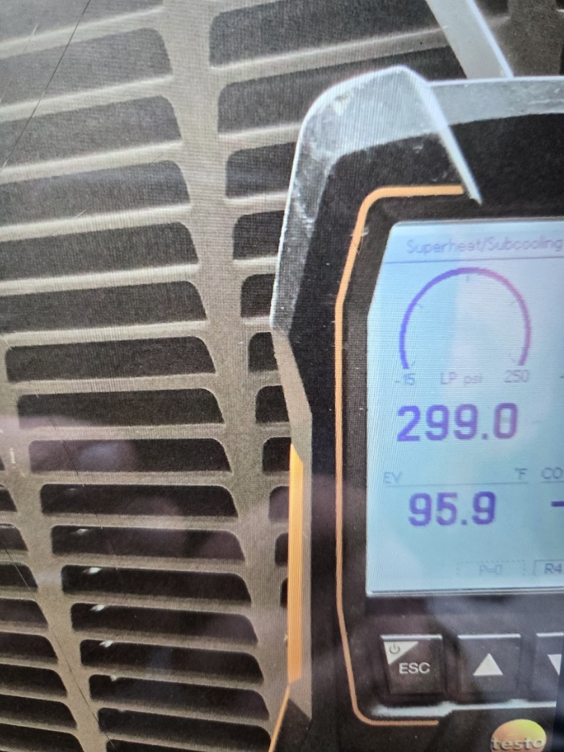 Heating maintenance to Lennox heat pump system