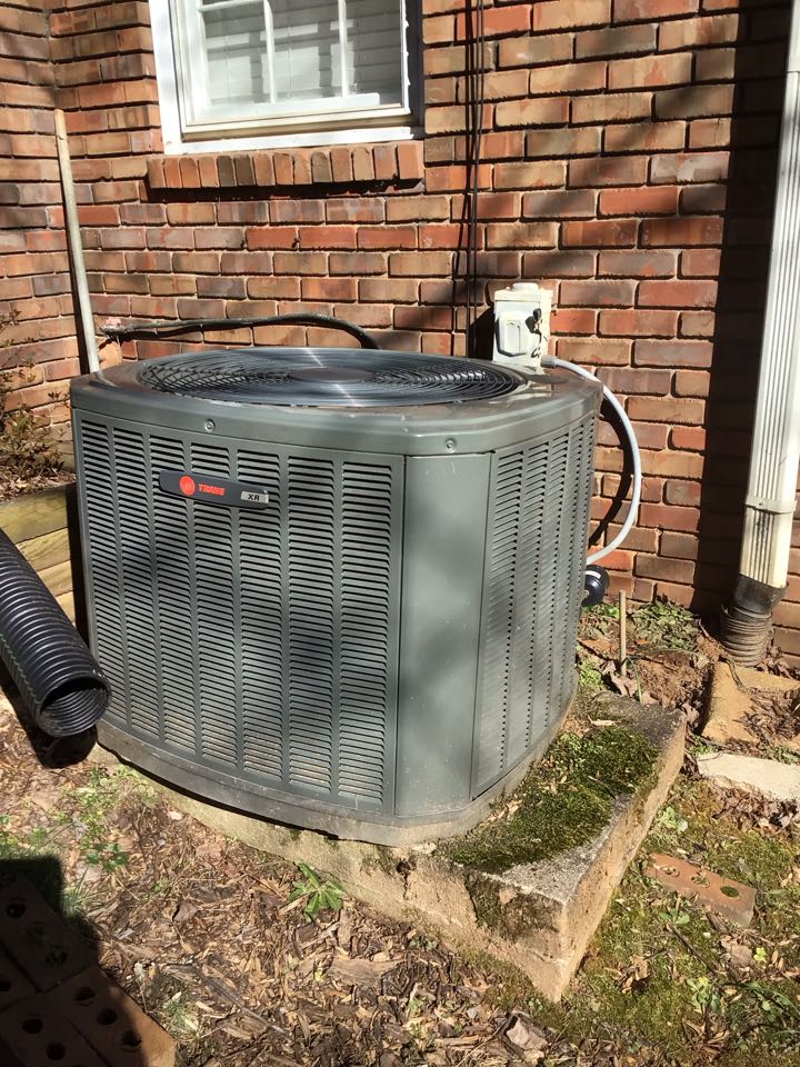Trane heatpump maintenance and filter change 
