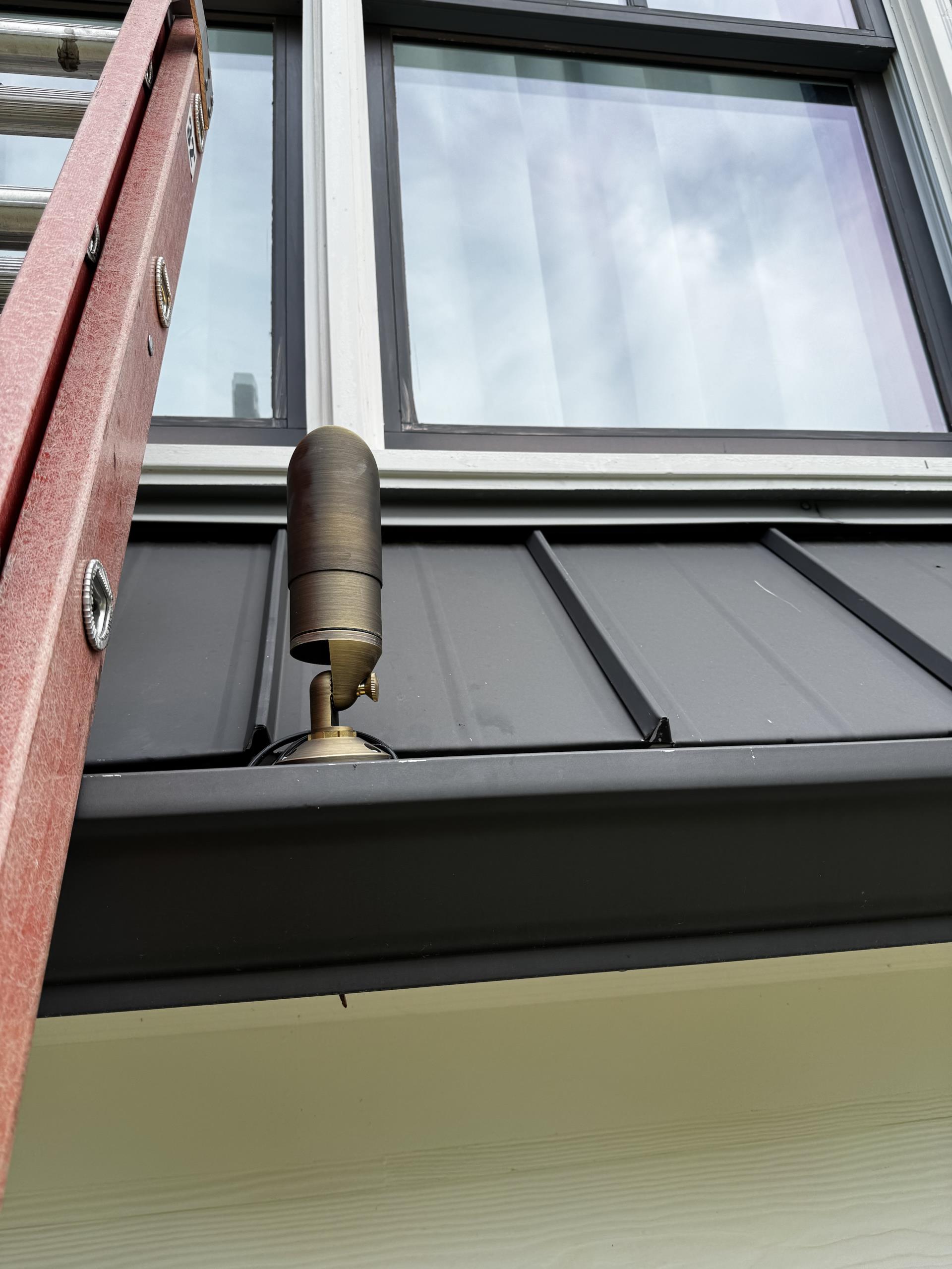 Our team successfully replaced a defective gutter light that was part of the existing landscape lighting system. We began by identifying the faulty light and carefully disconnecting it from the system. After removing the defective unit, we installed a new gutter light, ensuring it was securely connected to the existing wiring. We then tested the new light to confirm it was functioning correctly and illuminated the designated area as intended. The process involved precise handling to avoid damaging the surrounding landscape features. The job was completed efficiently, enhancing the overall lighting and aesthetic appeal of the area.