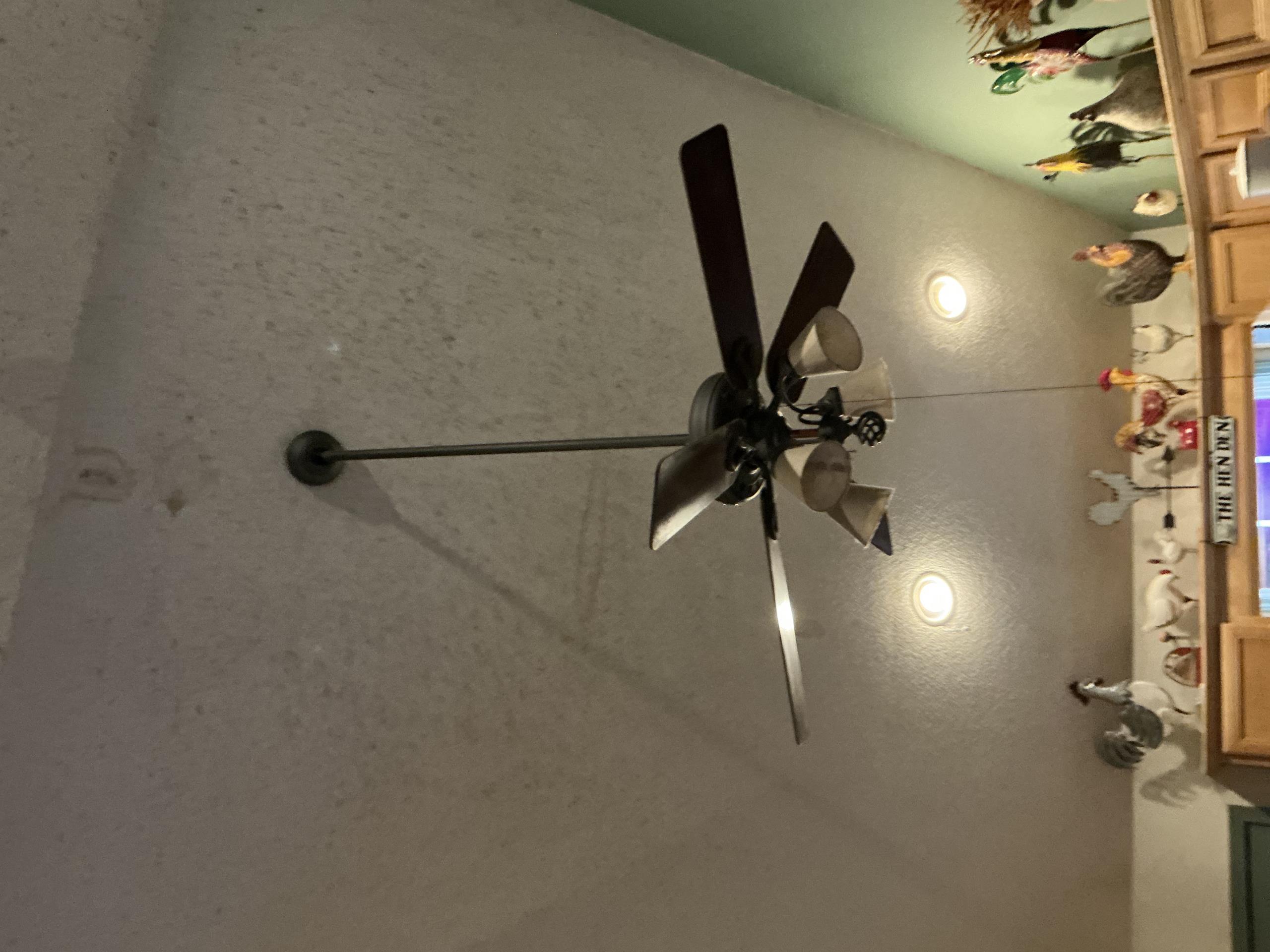 Today, I successfully installed one ceiling fan as requested. However, the installation of the second ceiling fan was not possible due to the slope of the ceiling. This necessitated the use of a specialized sloped/angled ceiling fan mounting kit, which was not available at the time. The customer has agreed to acquire the appropriate kit before scheduling a return visit for the second installation. She has also expressed flexibility regarding the timing of the follow-up service, preferring it to be either before or after the arrival of her baby. I will coordinate with the customer to find a suitable time once the necessary equipment is obtained.