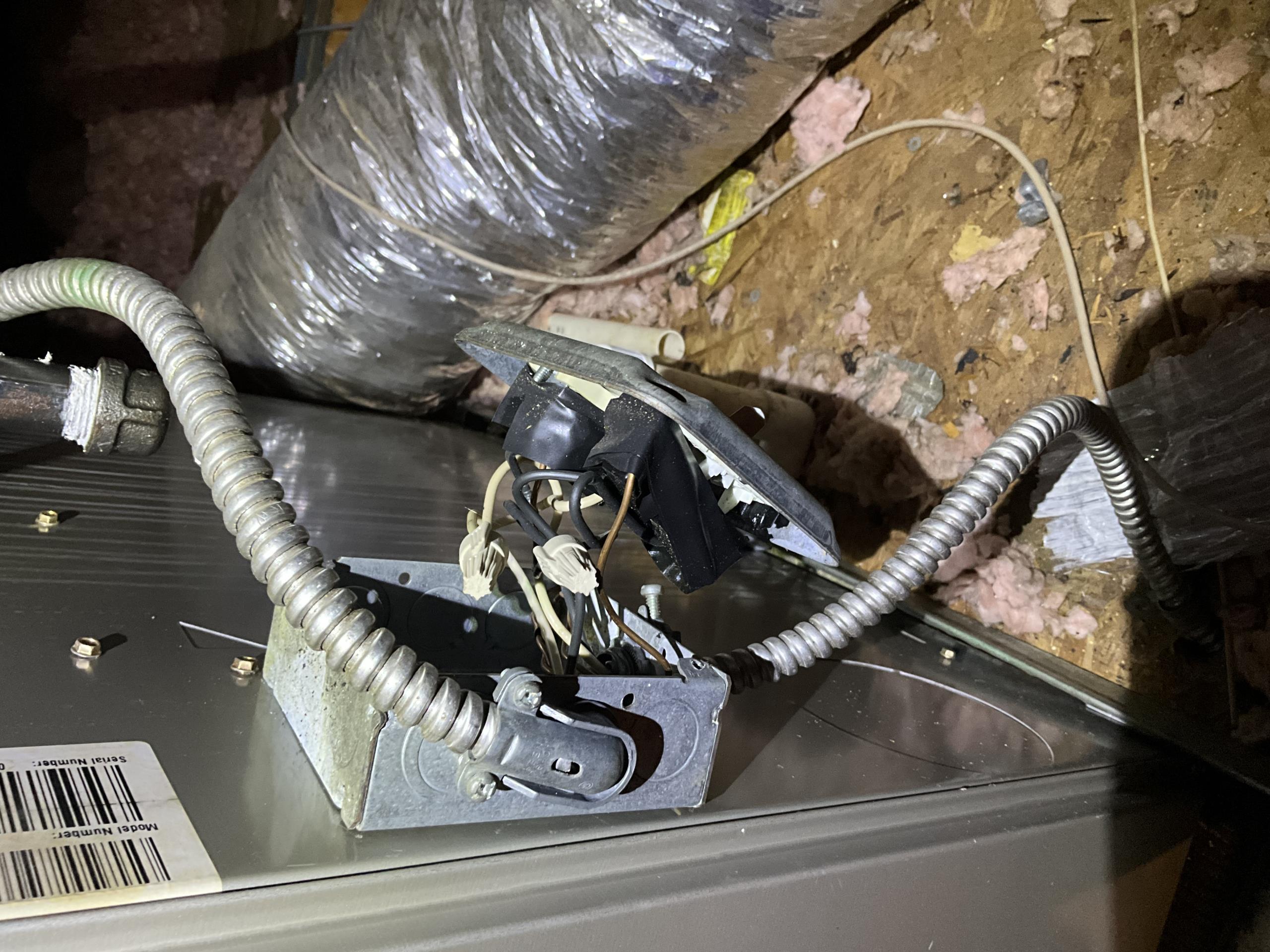 Upon arrival, I conducted a thorough diagnostic assessment to identify the root cause of the AC system malfunction upstairs, which occurred following the installation of an Ethernet line. Ensuring that the issue was not related to the low voltage work, I meticulously examined all components. The root cause was traced to a damaged switch operating the gas furnace in the attic, which I promptly replaced. Additionally, I replaced a faulty receptacle at no extra charge, ensuring it was fully functional before concluding my work. The AC system was tested and confirmed operational. I recommended that the customer contact a heating and air company to address the issue of the system not providing cool air.