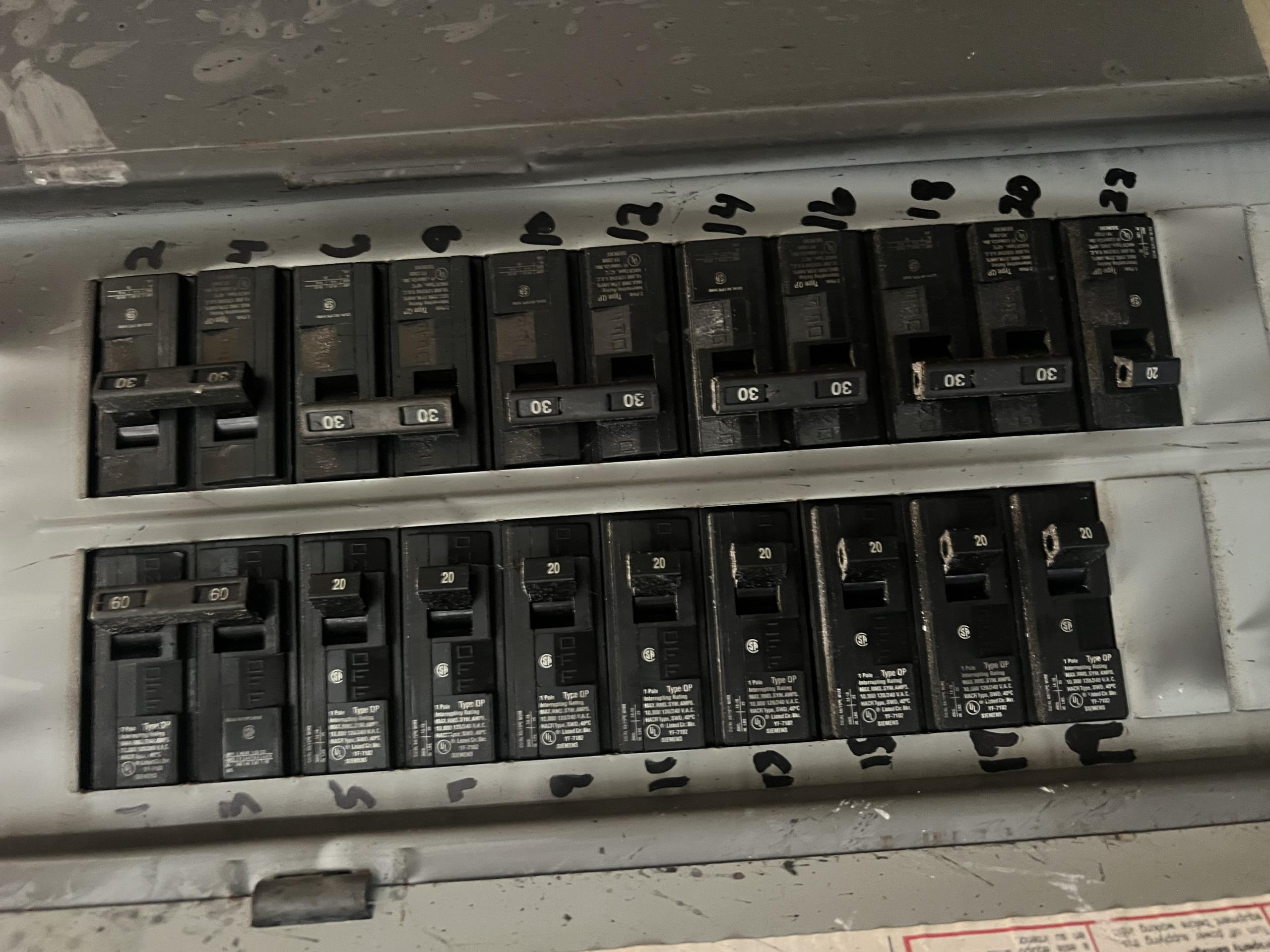 We replaced two 200-amp electrical panels that were damaged by water during the fire response, along with all damaged breakers. The electrical grounding system was upgraded to meet current safety standards, and two whole-panel surge protectors were installed for added protection against future power surges. The branch-circuit wiring serving the water heater was also replaced due to heat damage. Additionally, we installed seven GFCI-protected receptacles, two new light fixtures, and one new light switch. Arc Fault Circuit Interrupter (AFCI) protection was added to applicable 120-volt branch circuits to reduce the risk of electrical fires. A Type 1 whole-home surge protection system was installed at the electrical panel to safeguard appliances and electronics. The grounding electrode system was upgraded to ensure a code-compliant grounding path. All labor, materials, equipment, circuit identification, system testing, and cleanup were included. Any additional work outside the scope of thi