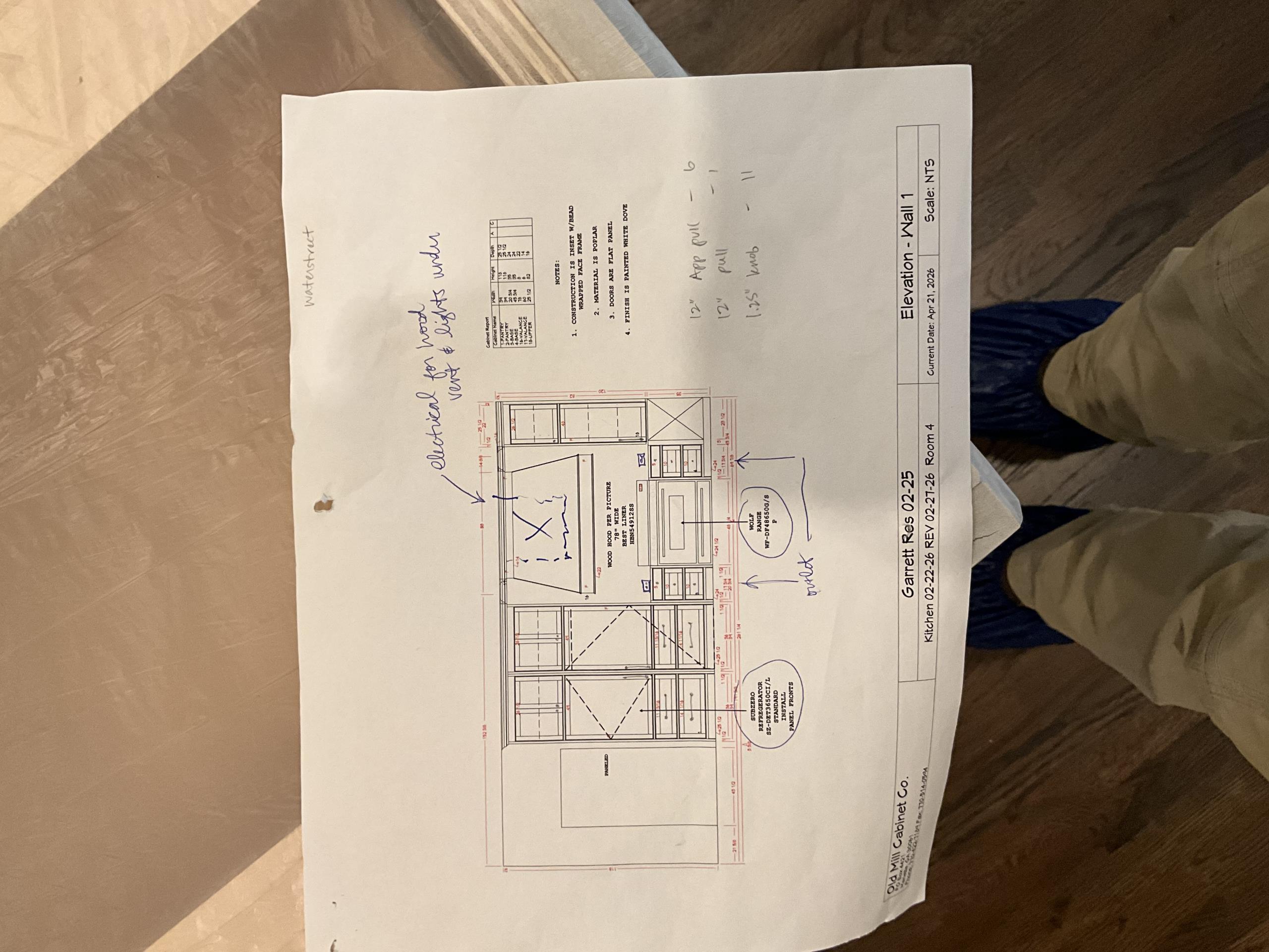 SurePoint Electric completed the electrical scope for a residential kitchen remodel, adhering to electrical codes and standards. Tasks included installing new junction boxes, relocating branch circuit wiring, and adding dedicated receptacles for the dishwasher and garbage disposal. Three USB/USB-C combination receptacles were installed, along with a concealed power strip for kitchen island appliances. Wiring was adjusted for the Sub-Zero refrigerator and LED under-cabinet lighting, including a smart switch system. Two additional 20 amp circuits were added for the microwave and warming drawer. All installations were tested for proper operation and safety.