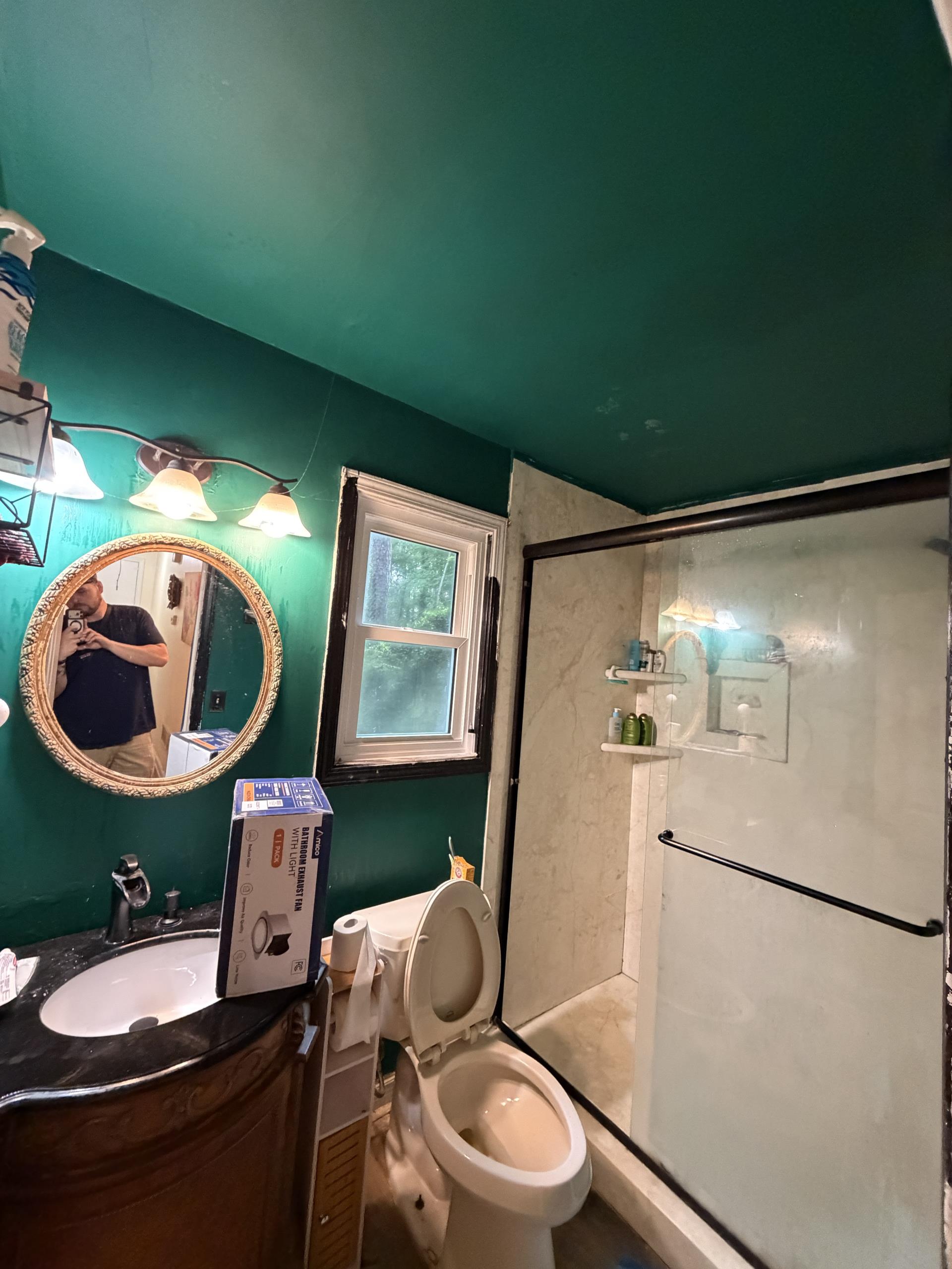 I installed a new exhaust fan in the bathroom, which previously lacked one. The process began with cutting a precise opening in the ceiling for the fan housing. I then installed the housing securely, ensuring it was level and properly aligned. Next, I ran the necessary wiring through the ceiling and walls, making sure all connections were safe and compliant with electrical codes. I added a new wall switch to provide independent control of the fan, which I connected to the fan's wiring. After completing the installation, I thoroughly tested the fan to ensure it operated safely and effectively. All electrical connections were double-checked for security and functionality.