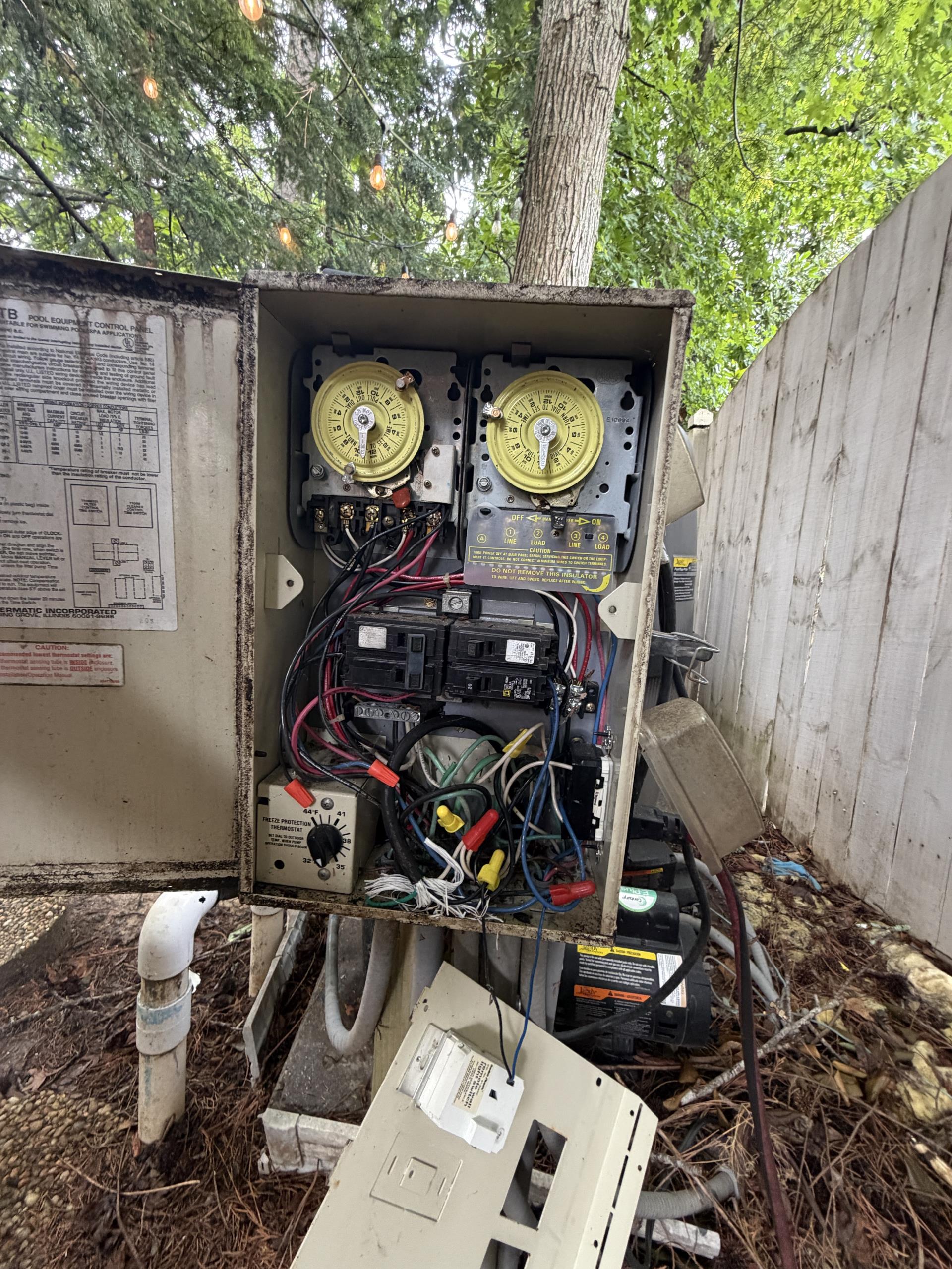 We installed a dedicated electrical circuit for a new Rheem heat pump system designed for an in-ground pool. This involved assessing the existing electrical infrastructure to determine the best placement for the new circuit. We then ran the necessary wiring, ensuring it met all safety standards and local building codes. The circuit was properly connected to the heat pump, and we conducted thorough testing to confirm its functionality. This installation ensures the heat pump operates efficiently and safely, providing reliable performance for the pool.
