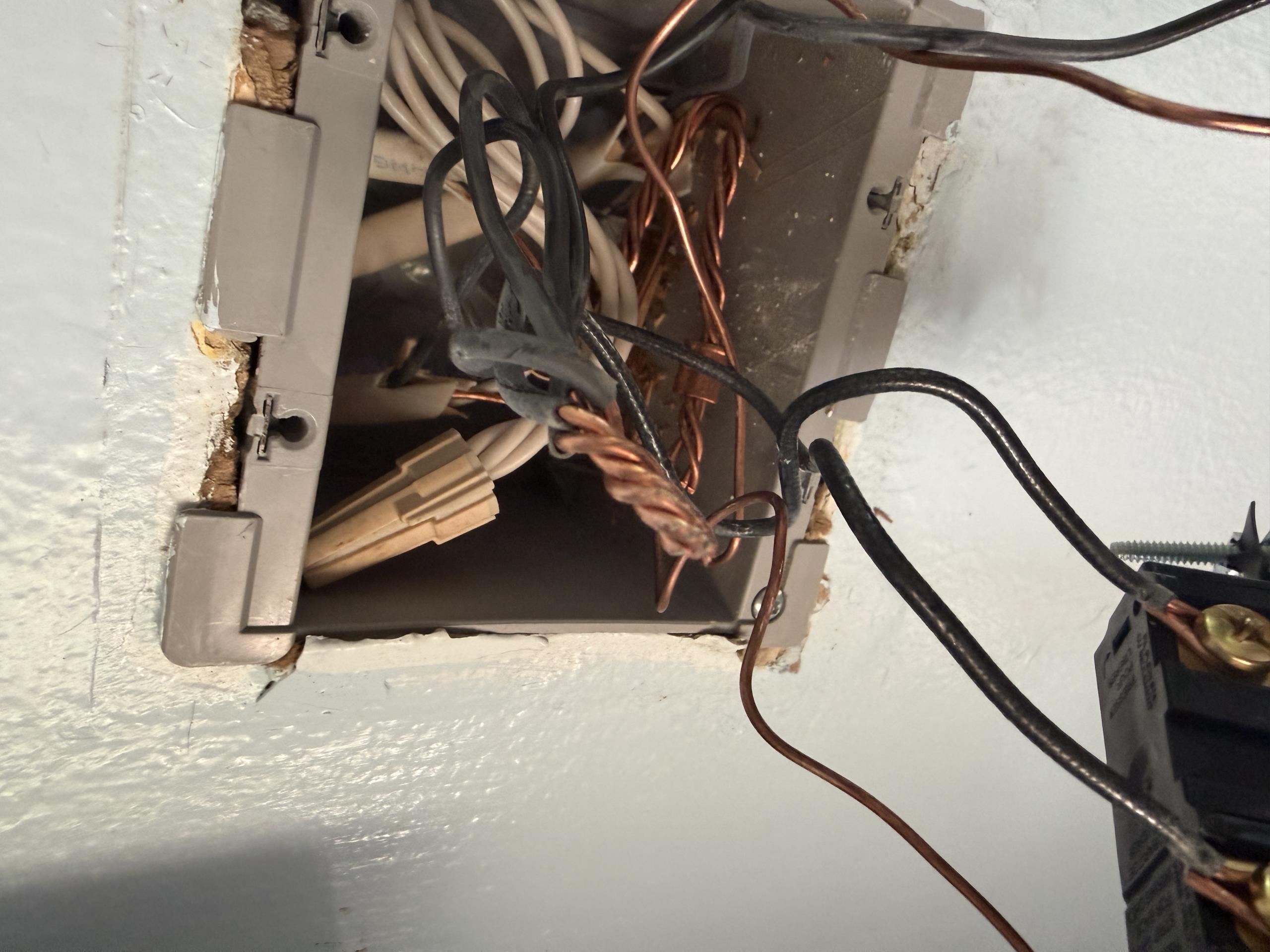 We conducted a thorough diagnostic on the under-cabinet kitchen lighting and the exterior front door light. Testing revealed a complete loss of power in both systems. The under-cabinet lighting will be restored by replacing the existing transformer with a new 12V 60W unit. For the exterior light, we will locate and repair the power loss in the circuit. Additionally, we removed the existing dining area light fixture and installed a new chandelier provided by the customer, ensuring all electrical connections are secure and the new fixture operates correctly.