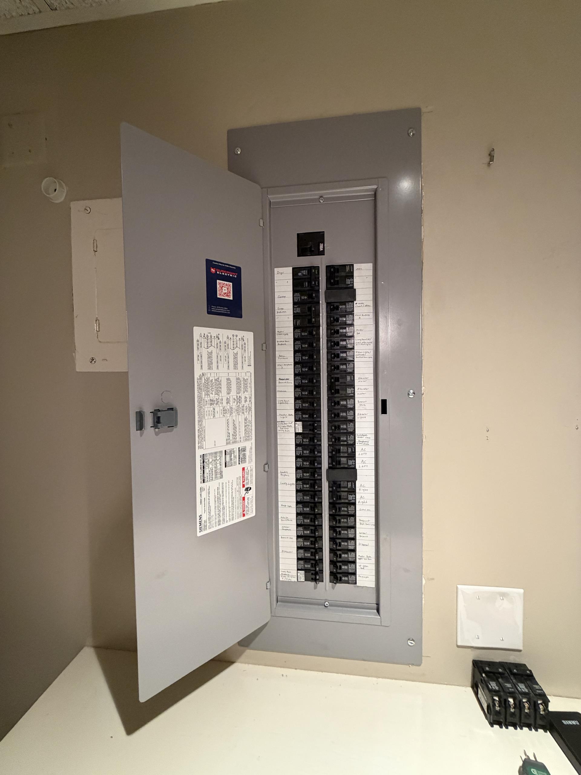 I replaced the existing ITE main electrical panel and subpanel with upgraded versions, enhancing circuit capacity. The installation involved new compatible circuit breakers, precise wiring connections, and proper grounding and bonding. Whole-home surge protection was added to safeguard the system. Every step adhered to electrical codes, ensuring safety and efficiency. Post-installation, thorough testing confirmed the system's safe and proper operation.