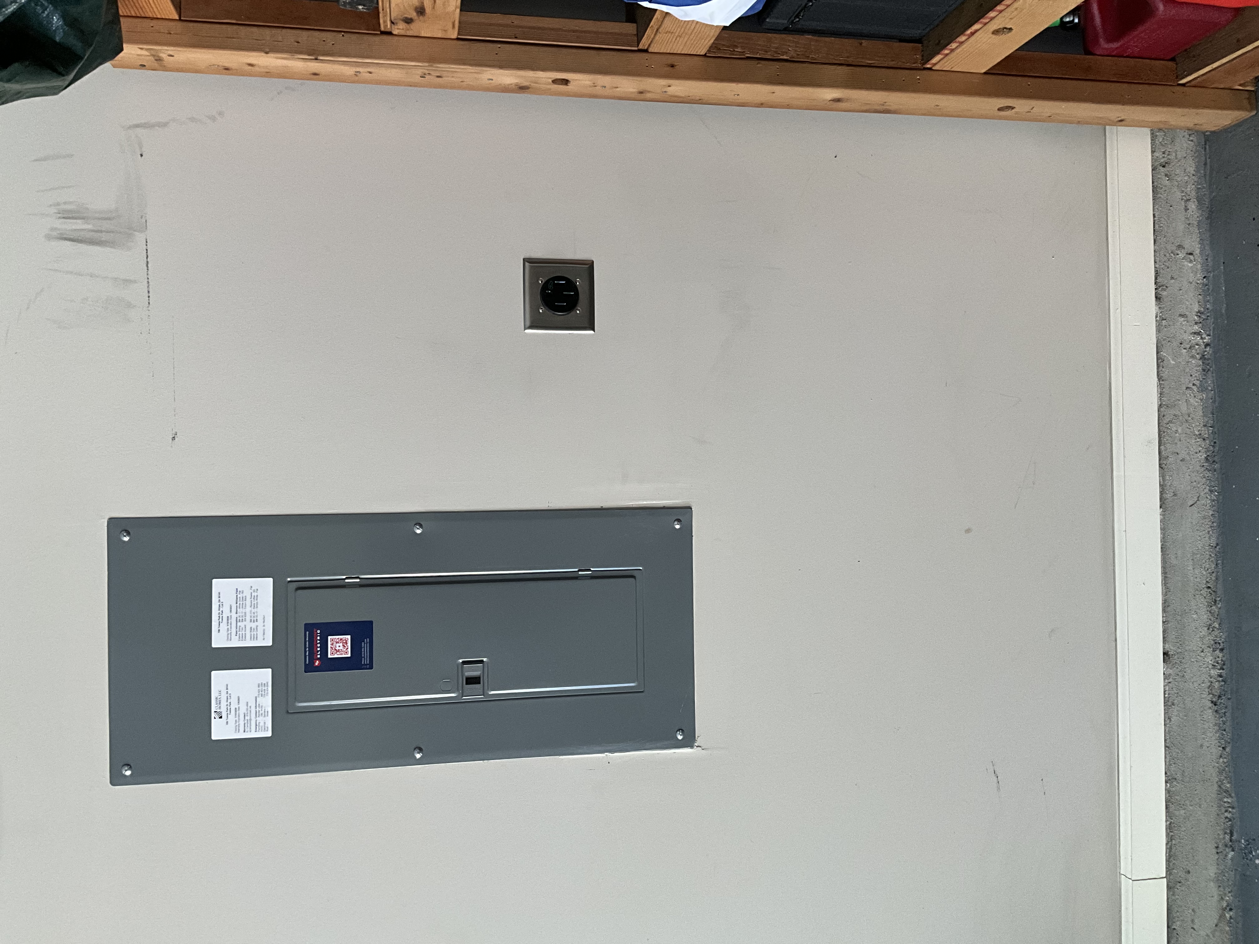 Dedicated 50-Amp EV Charging Circuit Installation

Installed a new dedicated 50-amp, 240-volt electrical circuit to accommodate electric vehicle charging. Work included installation of appropriately sized wiring, required circuit protection, and a new EV-rated receptacle outlet designed for continuous charging applications. All electrical connections and terminations were completed in accordance with applicable electrical codes and safety standards.

Upon completion, the circuit and receptacle were tested to verify proper voltage, polarity, and operation. All installed components were tested and confirmed to be in proper working condition prior to departure.