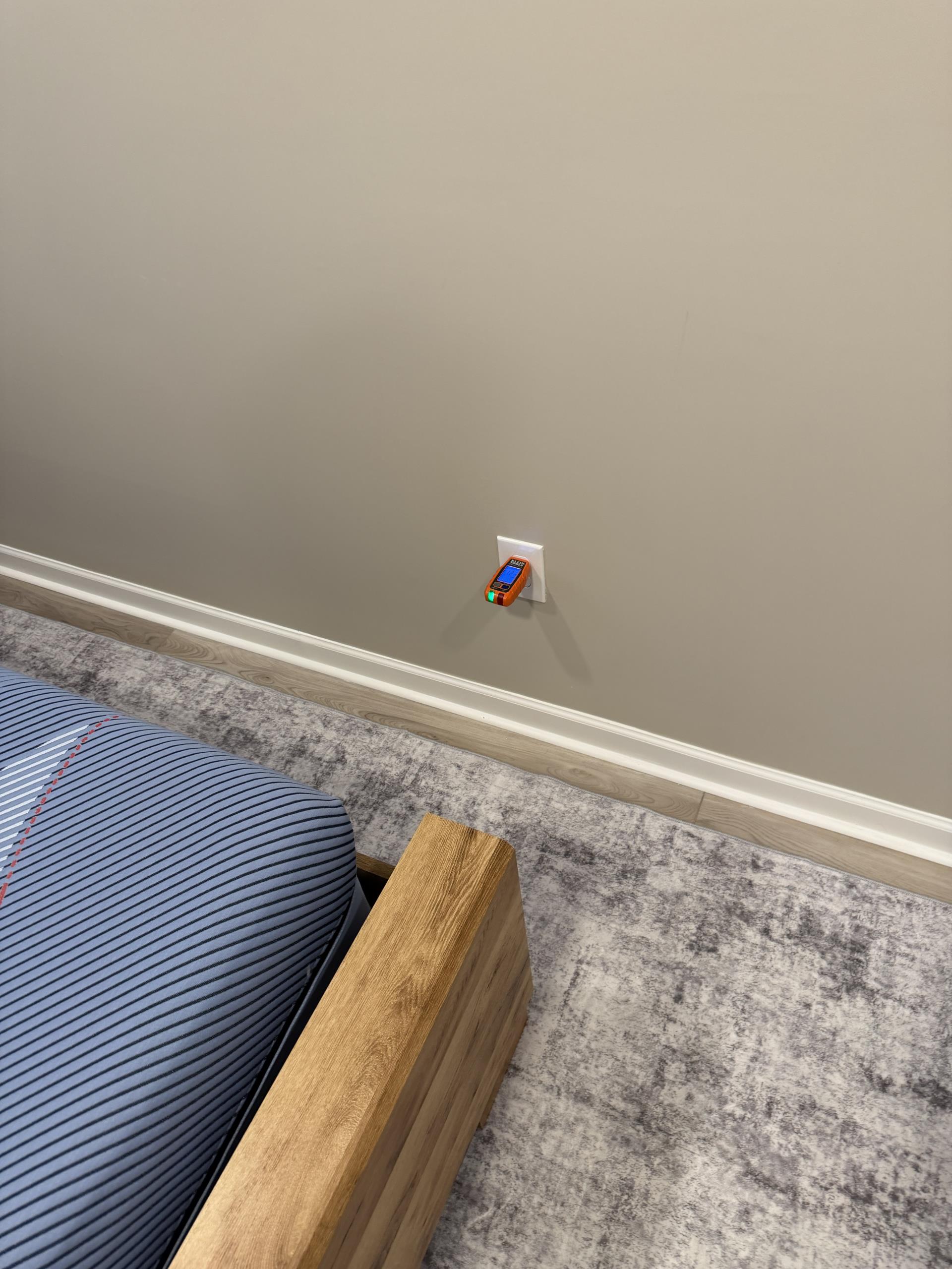 Upon receiving a report of non-functional outlets and a closet light in a bedroom, while the ceiling fan and its light remained operational, I conducted a thorough electrical troubleshooting process. Using a circuit tracer, I inspected the wiring behind multiple outlets. The investigation revealed a failed GFCI receptacle in a separate room, which was interrupting power to the bedroom circuit. I replaced the faulty GFCI receptacle, restoring power to the affected area. Post-repair, I verified that all bedroom outlets, switches, and closet lighting were functioning correctly, ensuring the customer's satisfaction.