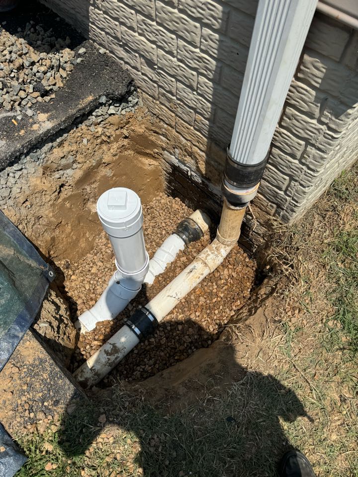 Repairing a broken sewer underground that’s cracked 