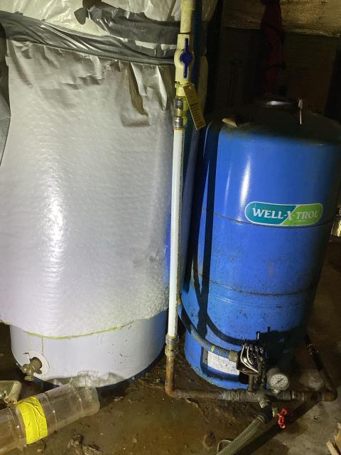 Replaced section of pipe with new pex piping