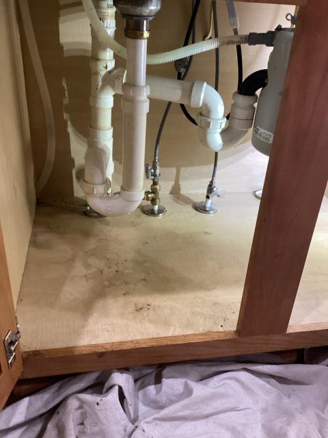 Replaced tank booster on water heater.  Snaked kitchen drain