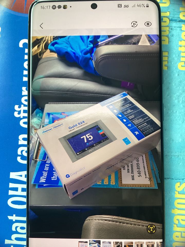 Aldie, VA - Thermostat swap