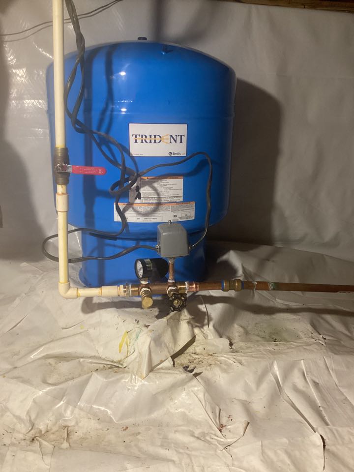 Stafford, VA - Replace old pressure tank with new pressure tank