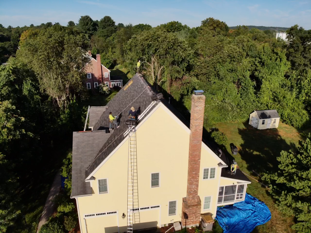 Westborough, MA - Roof replacement in Westborough, Massachusetts. Westborough, MA - Roof replacement in Westborough, Massachusetts.