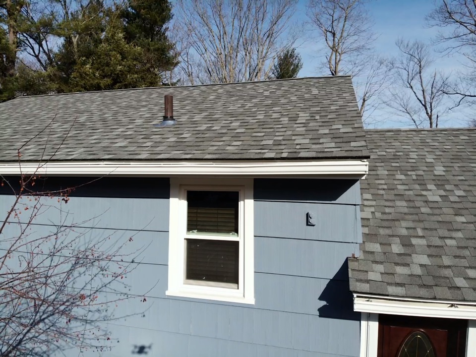 Holden, MA - Installed Atlas Pinnacle Pristine in Coastal Granite, new Chimney Flashing and CertainTeed Intake Vent Holden, MA - Installed Atlas Pinnacle Pristine in Coastal Granite, new Chimney Flashing and CertainTeed Intake Vent