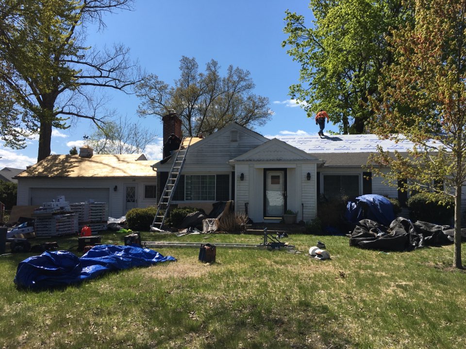 Springfield, MA - Stripping and installing Atlas pinnacle pristine shingles on this home in Springfield, MA. Springfield, MA - Stripping and installing Atlas pinnacle pristine shingles on this home in Springfield, MA.