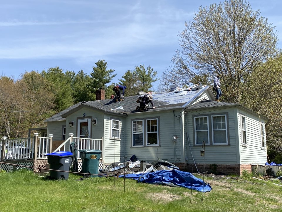 Templeton, MA - Installing atlas pinnacle pristine shingles on this home in Temoleton, MA. Templeton, MA - Installing atlas pinnacle pristine shingles on this home in Temoleton, MA.