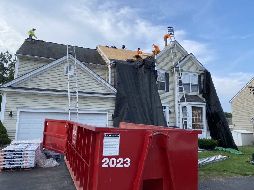 Worcester, MA - Stripping this roof in Worcester, MA and installing Atlas Pinnacle Pristine shingles. Worcester, MA - Stripping this roof in Worcester, MA and installing Atlas Pinnacle Pristine shingles.