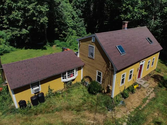 Barre, MA - Roof installation complete using Atlas Pinnacle Pristine Hickory shingles. Barre, MA - Roof installation complete using Atlas Pinnacle Pristine Hickory shingles.