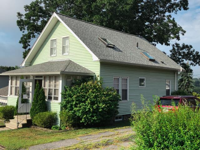 Worcester, MA - Roof installation complete using CertainTeed Landmark Pro Cobblestone Gray shingles. Worcester, MA - Roof installation complete using CertainTeed Landmark Pro Cobblestone Gray shingles.