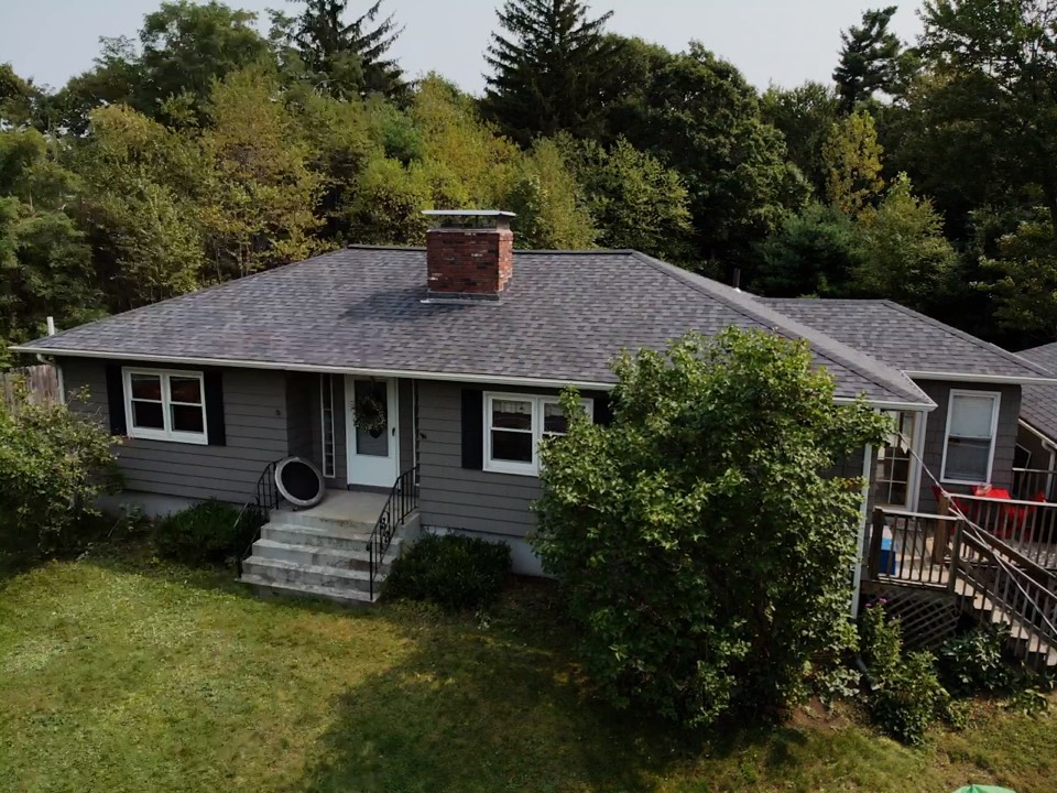Paxton, MA - Installed CertainTeed Landmark Pro Moire Black Paxton, MA - Installed CertainTeed Landmark Pro Moire Black