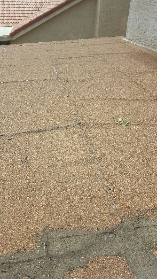 Gilbert, AZ - Patio no good tear off install new peel n stick Gilbert, AZ - Patio no good tear off install new peel n stick