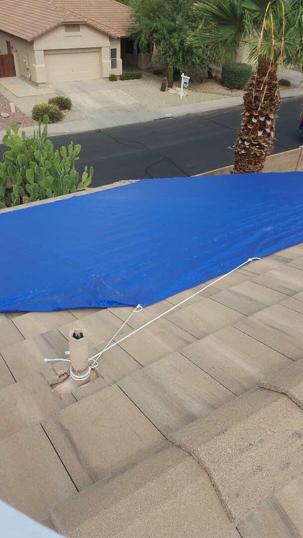 Gilbert, AZ - Leak under tarp,full r and r Gilbert, AZ - Leak under tarp,full r and r