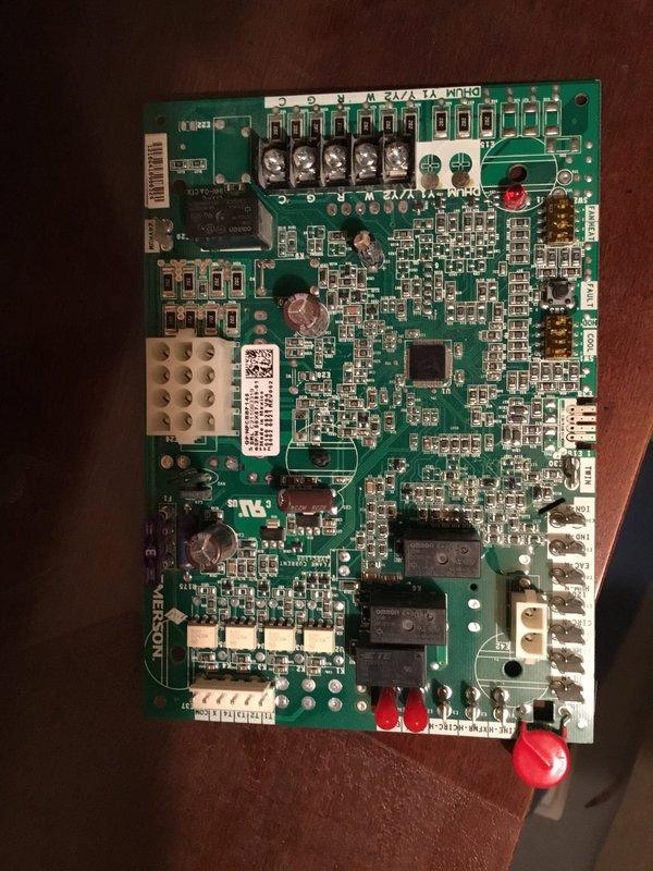 Responded to no heat issue on 4-year-old system with thermostat set at 74°F and actual temperature at 72°F. Diagnosed faulty fan limit switch on control board preventing proper operation. Replaced fan limit component, restoring normal heating function and system airflow.