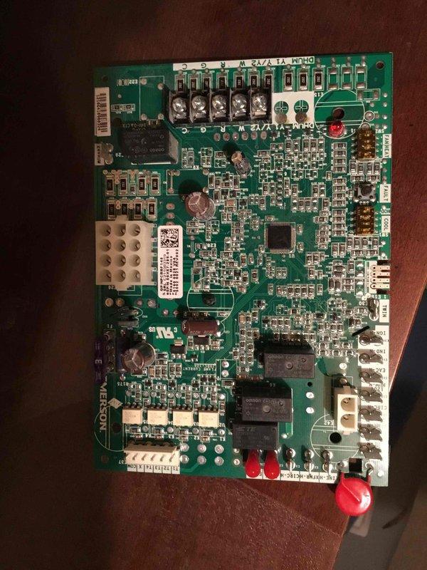 Responded to no heat issue on 4-year-old system with thermostat set at 74°F and actual temperature at 72°F. Diagnosed faulty fan limit switch on control board preventing proper operation. Replaced fan limit component, restoring normal heating function and system airflow.