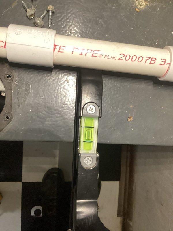 Conducted follow-up inspection regarding persistent noise issue reported by customer. Customer provided audio recording of the noise for reference. Examined pipe installation components, including 3" fire plumbing line, and inspected gasket/washer for potential source of noise. Verified level installation of components to rule out improper alignment as cause of noise complaint.