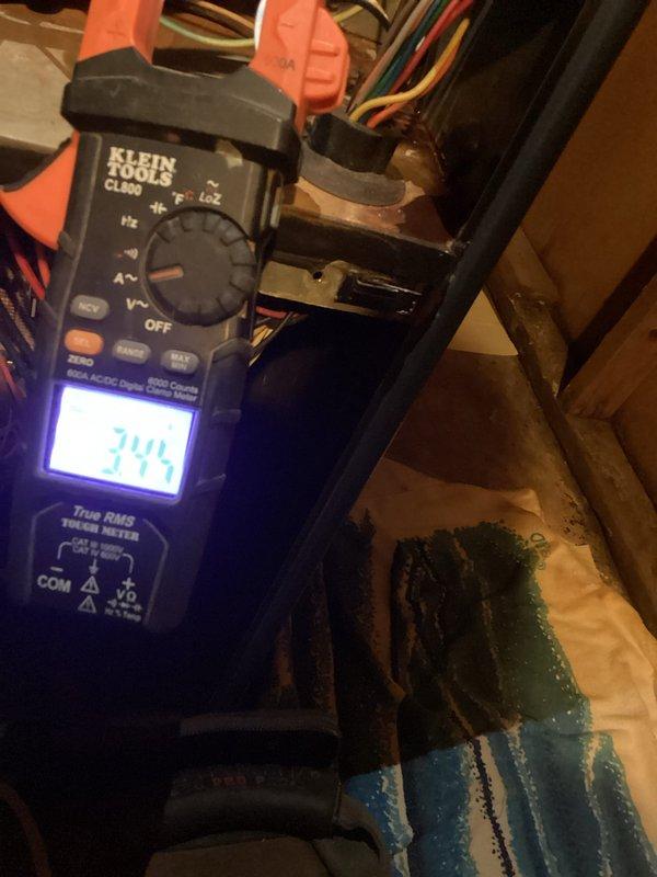 Completed planned maintenance service on 5-year-old HVAC system per Gold Level agreement. Replaced 16x20x5 filter, inspected thermostat operation (Honeywell ProSeries) confirming proper heat mode functionality with temperature settings at 72°F current/74°F target. Performed electrical diagnostics with multimeter showing 344V reading at terminal connections. This was the customer's second maintenance visit as part of their renewal service.