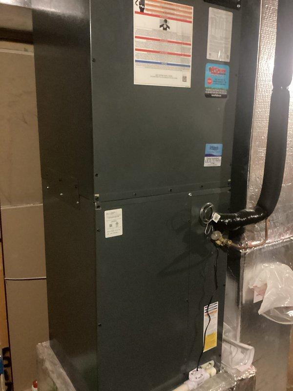 Performed annual Platinum Level maintenance on a 3-year-old HVAC system. Replaced 30x30x1 filter, conducted electrical testing with clamp meter to verify proper voltage/amperage readings, and inspected furnace unit for operational efficiency. System is functioning properly; customer renewed service agreement.