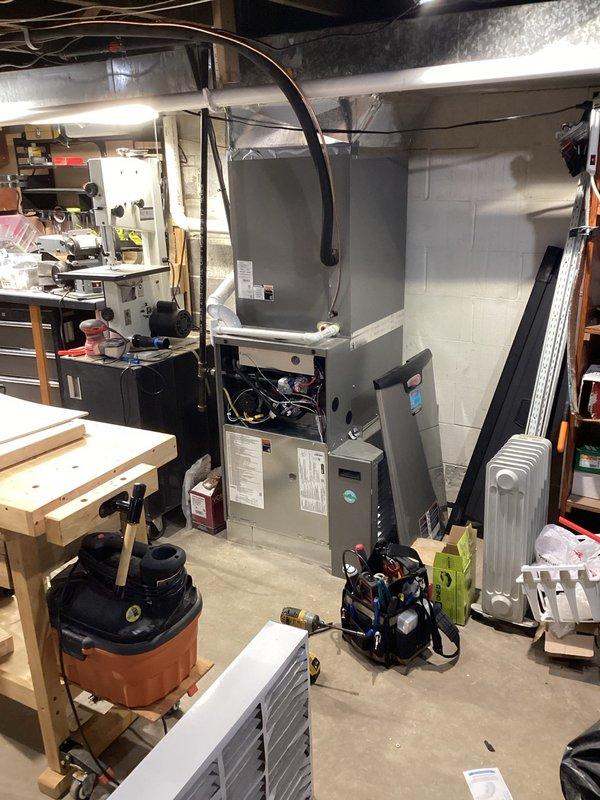 Completed second annual maintenance visit on 9-month-old HVAC system. Replaced 20x25x5 filters, performed standard system inspection with panel access to verify proper operation and connections. Customer confirmed renewal of annual maintenance agreement.