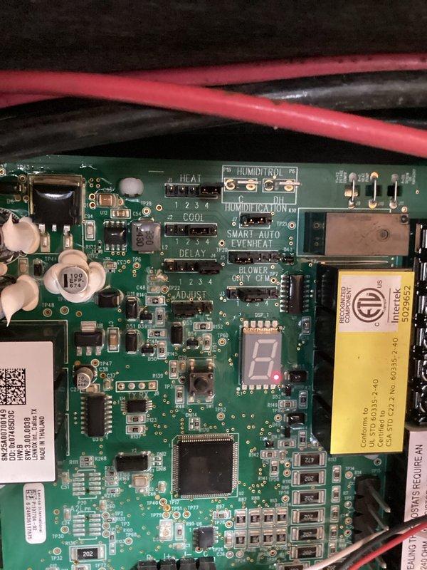 Completed 6-month maintenance service on HVAC system. Replaced 20x20x5 air filter as part of first scheduled visit. Inspected control board functionality and verified all system diagnostics through the Lennox thermostat interface, confirming Remote Sharing, Alerts/Notifications, and Advanced Diagnostics features were properly enabled for remote monitoring capabilities.
