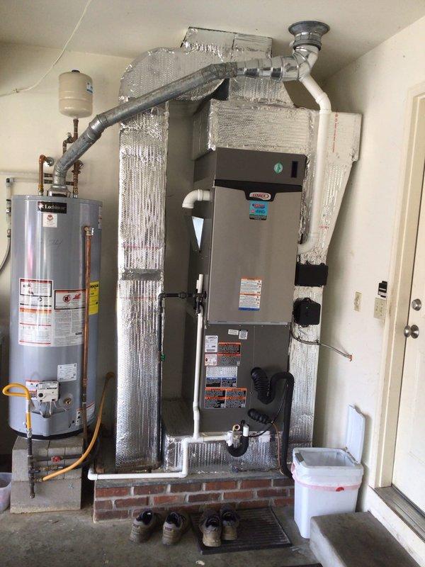 Performed annual planned maintenance on 5-year-old Lennox HVAC system. Replaced 20x25x5 filters, inspected water heater connections, and cleaned coils according to manufacturer specifications. System is operating within normal parameters; no renewal required at this time.