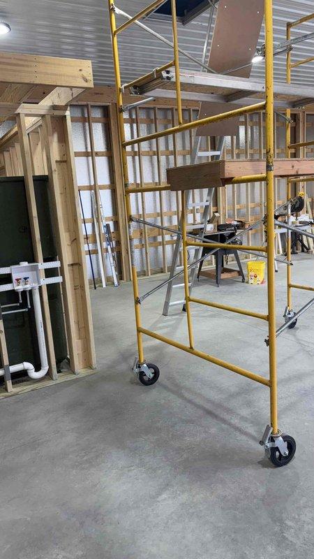 Completed site assessment for mini-split installation in client's pole barn. Surveyed unfinished space featuring concrete flooring, metal ceiling, and partial wood framing. Inspected existing electrical panel to evaluate capacity for supporting new HVAC system. Client discovered our services through Google and is seeking options for climate control in their outbuilding.