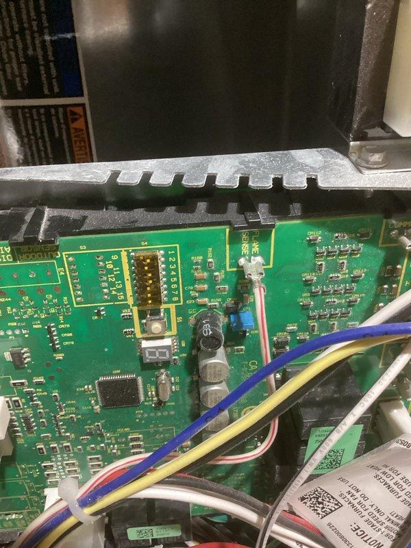 Completed annual maintenance service on HVAC system installed in July 2025. Replaced 16x25x5 filter and conducted diagnostic testing using dual port manometer, which showed static pressure readings of 328/332. Investigated customer-reported noise from air return near master bedroom, discovering issue with circuit board connections that required tightening. All systems now operating within normal parameters.