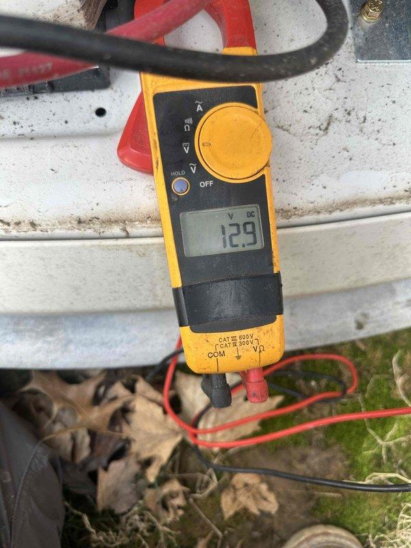 Performed scheduled DV maintenance on customer's generator. Conducted voltage testing with readings of 121.1V AC and 12.9V DC, confirming proper electrical output values. All diagnostic checks completed successfully with no operational issues identified.