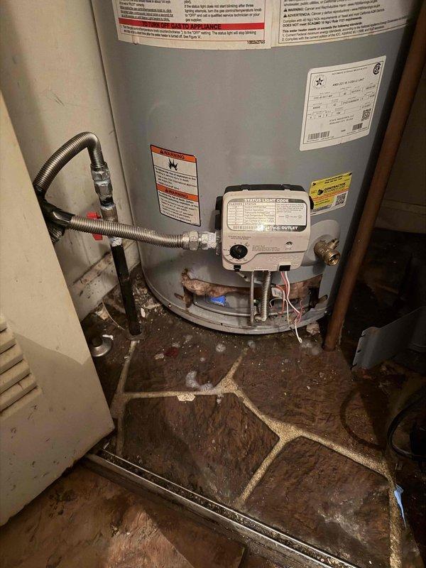 Responded to service call for non-operational water heater. Diagnosed faulty control valve requiring replacement. Part has been ordered with red priority status as system is currently non-functional. Customer has paid in full; will schedule return visit for installation once part arrives.