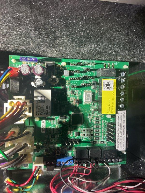 Performed scheduled 6-month maintenance including replacement of 16x25x5 filter. Inspected PCB control board and connections for proper operation. Investigated noise complaint from outdoor unit, finding no abnormal operating conditions. Verified thermostat functionality with system maintaining proper temperature (74°) and humidity levels (56%).