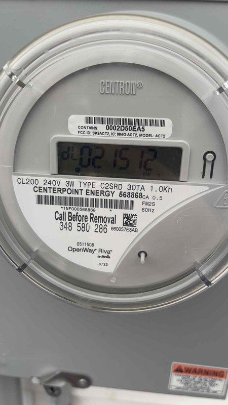 Conducted comprehensive generator estimate at residential property. Inspected existing electrical infrastructure including CenterPoint Energy CENTRON CL200 240V 3W meter installation and assessed potential integration points for generator system. Documented current setup with photographs for proper system sizing and installation planning.