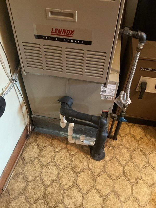Conducted comprehensive evaluation of existing HVAC system including a Lennox Elite Series furnace and associated ductwork. Provided customer with replacement options based on assessment of current equipment condition, efficiency ratings, and home requirements. Documented system configuration with detailed photos for accurate quote preparation.
