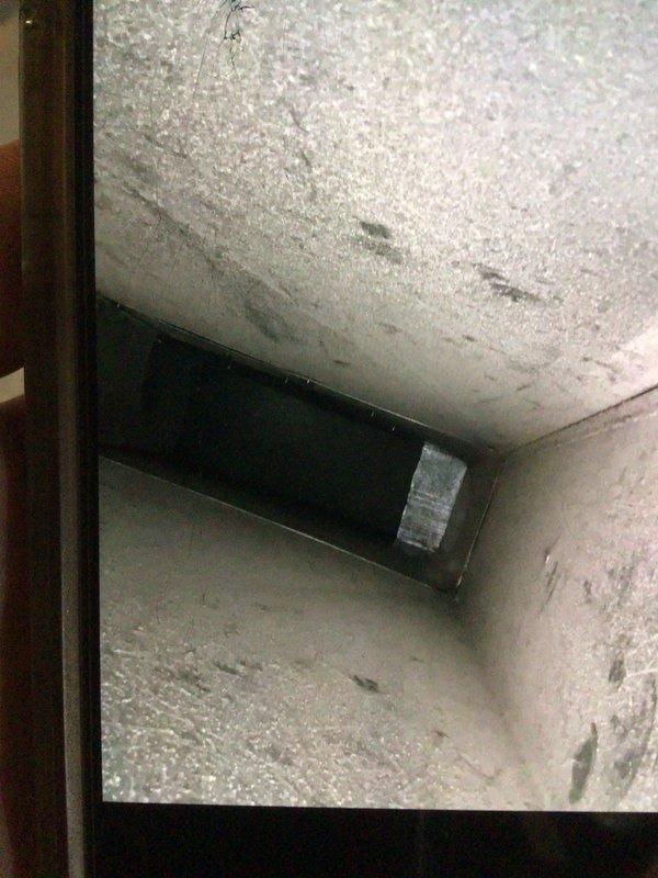 Conducted annual Gold Level maintenance on a 6-year-old HVAC system. Inspection revealed significant dust and debris accumulation in the ductwork and ventilation grates, with possible mold growth on interior duct surfaces. Performed thorough cleaning of accessible components and documented areas requiring additional attention.