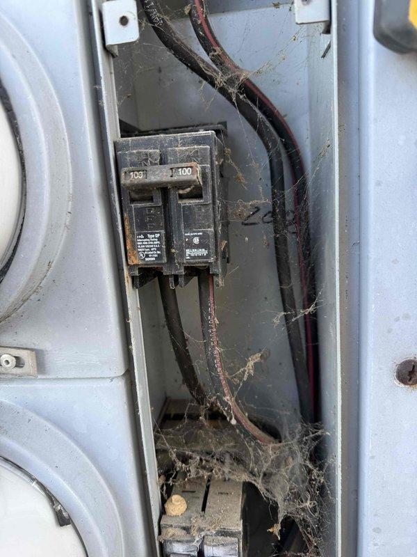 Responded to service call for partial power loss affecting utility room and multiple outlets. Inspection revealed significant dust and cobweb accumulation in the main electrical panel, indicating lack of maintenance. Cleaned panel, identified and reset tripped circuit breakers to restore power to affected areas.