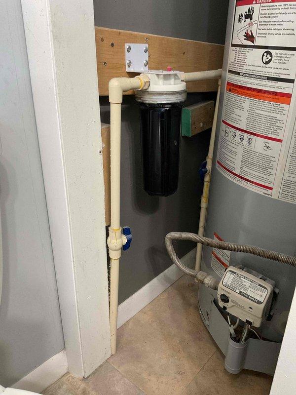 Performed scheduled Gold Level maintenance on 3-year-old residential HVAC system. Inspected and replaced 16x25x5 filter, verified proper operation of all electrical components including circuit board connections, and checked condensate drain lines for proper drainage. Also examined water filtration system, confirming proper installation and operation of filter housing and associated valves.