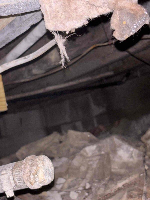 Completed inspection of residential water line system requiring replacement. Examination of crawlspace revealed aged, deteriorated supply pipes with significant dust accumulation and multiple compromised joints. Provided estimate for complete replacement of existing water lines to prevent potential leaks and ensure proper water pressure throughout the home.