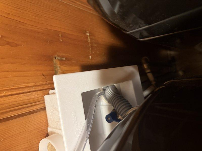 Responded to no-heat call with indoor temperature at 54°F. Discovered condensate drain line was clogged, causing the safety switch to disable the heating system. Cleared blockage in drain line and removed accumulated moisture from drain pan. System tested and confirmed to be operating properly with normal airflow restored.