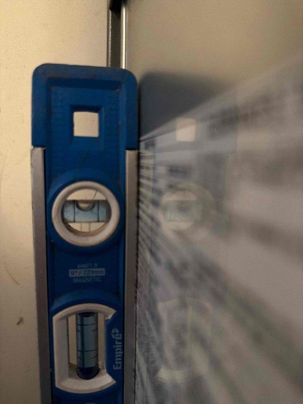 Completed annual maintenance on NSSU system installed 7/16/25. Performed level check on equipment and verified supply air temperature reading 72°F. Replaced 20x20x5 filters during this first visit of the maintenance cycle. System operating within normal parameters.
